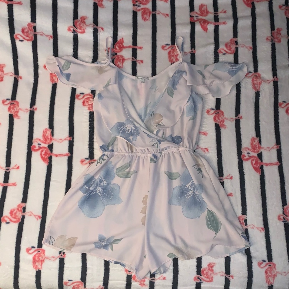 Charlotte Russe floral romper